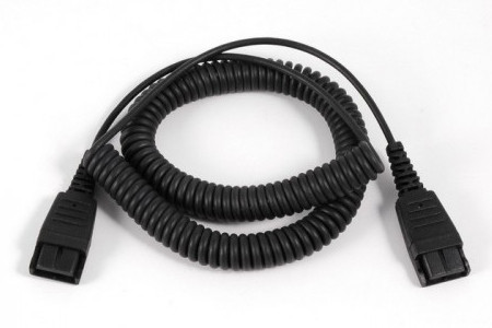 Jabra шнур Cord QD to QD extension cord 2m coiled ( 8730-009 )