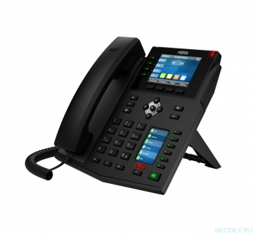 Fanvil X5U - IP телефон с бп, POE, 16 линий SIP, цветной основной дисплей 3,5”, встроенный BlueTooth
