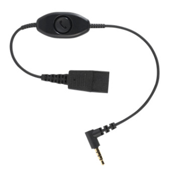 Jabra шнур переходник с QD на 3,5 мм для Apple iPhone 6, 6S, 7 ( 8800-00-103 )