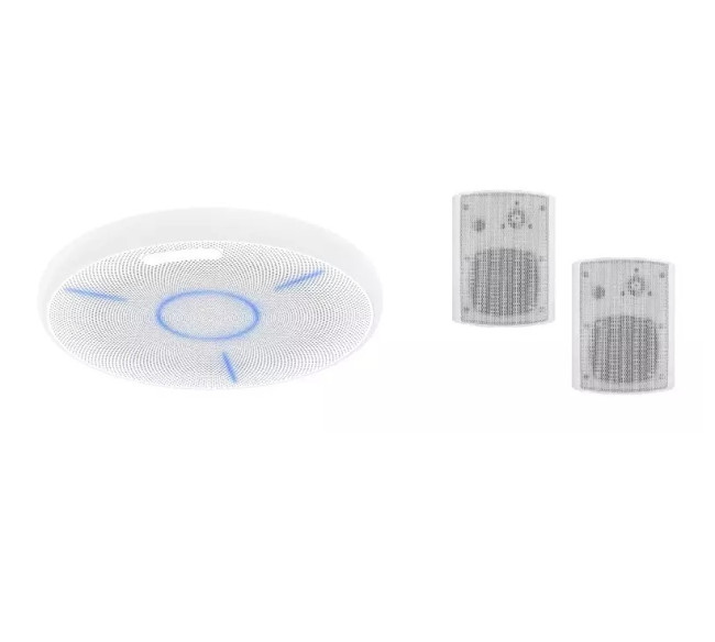 VoiceXpert VXA-MIC-KIT1 потолочный массив VXA-MIC-Ceil в комплекте с Hi-Fi динамиками 20Вт (2 шт)