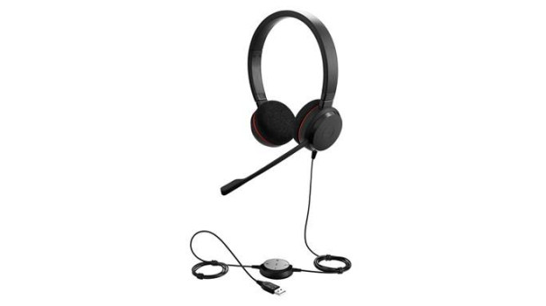 Jabra Evolve 20 Stereo MS компьютерная гарнитура USB ( 4999-823-109 )