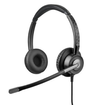 JazzTel Note BNC RJ9P проводная гарнитура с двумя динамиками для call-центра