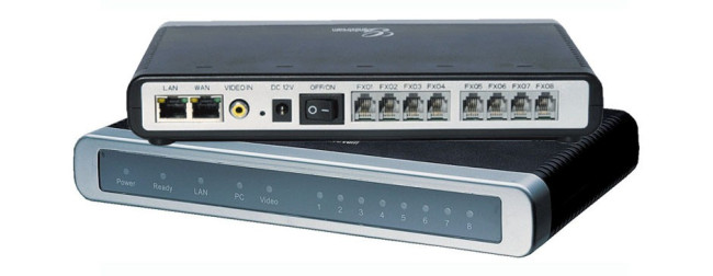 Grandstream GXW4108 аналоговый VoIP шлюз