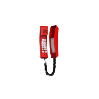 Fanvil H2U красный - Гостиничный IP телефон без бп, PoE, 2 SIP линии, без дисплея