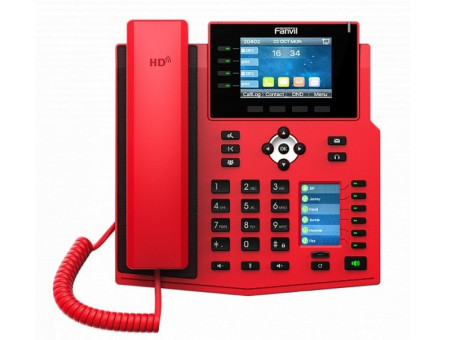 Fanvil X5U V2 Red корпоративный IP телефон ( красный )