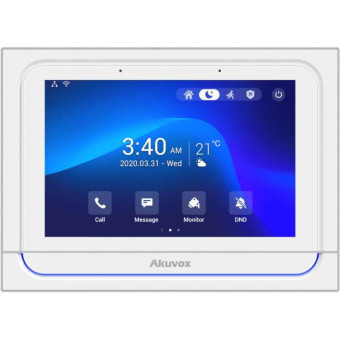 Akuvox X933W IN WALL White Android SIP внутренний настенный монитор