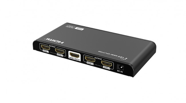 LENKENG LKV314HDR-V3.0 сплиттер 1 в 4 HDMI 2.0, 4К, HDR