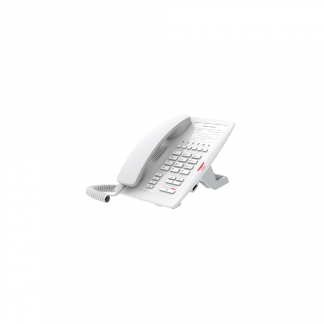 Fanvil H3 белый - Гостиничный IP телефон без бп, PoE, 2 SIP, сменные панели логотипов, без дисплея