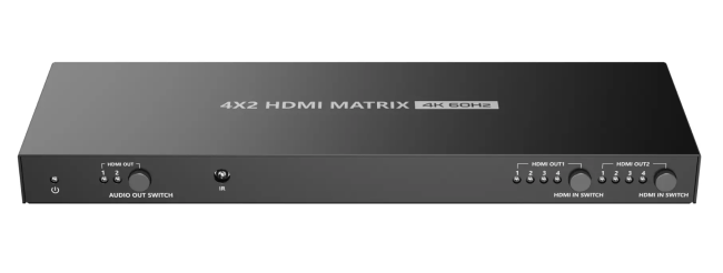 LENKENG LKV422 матричный коммутатор 4x2 HDMI, 4K, без упаковки