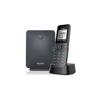 Yealink W71P (база W70B+трубка W71H) до 10 SIP аккаунтов, до 10 трубок на базу, до 20 вызовов