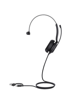 Yealink UH35 Mono UC USB-C/A проводная гарнитура, HD звук, LED-индикатор, USB-C/A