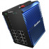 Scodeno X-Blue управляемый PoE+ коммутатор на DIN-рейку, 4x10GBase-X, 16x10/100/1000MBase-T, 250Вт, IP50 03