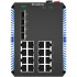 Scodeno X-Blue управляемый PoE+ коммутатор на DIN-рейку, 4x10GBase-X, 16x10/100/1000MBase-T, 250Вт, IP50 04