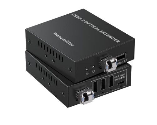LENKENG LKV320USB удлинитель USB по оптическому кабелю до 40 км, 4 USB 3.2 до 5 Гб/с