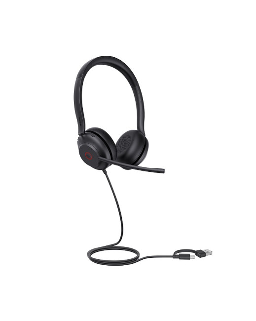 Yealink UH35 Dual UC USB-C/A проводная, HD звук, LED-индикатор, USB-C/A