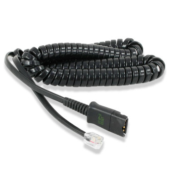 Plantronics U10P-S19 витой шнур с QD для подключения гарнитур Н-серии к телефону