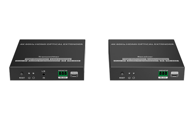 LENKENG LKV982 удлинитель HDMI 4K по оптическому кабелю до 40 км, RS232, ИК
