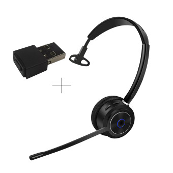 VoiceXpert VXH-1000-BTD Bluetooth гарнитура, шумоподавление, 1 динамик, адаптер USB-A