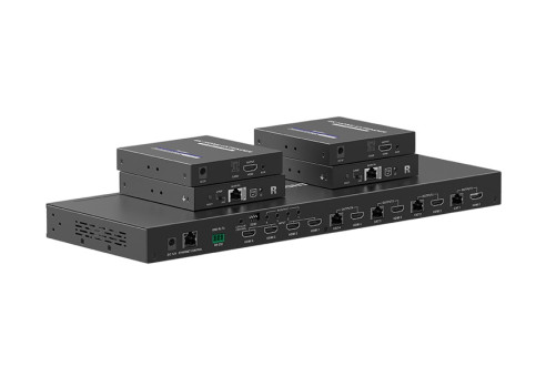 LENKENG LKV844 матричный коммутатор-удлинитель 4x4 HDMI, 4K HDR, CAT6, до 70 метров, EDID, RS232, ИК LENKENG LKV844 матричный коммутатор-удлинитель 4x4 HDMI, 4K HDR, CAT6, до 70 метров, EDID, RS232, ИК