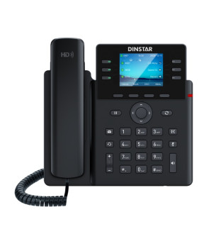 Dinstar G280W IP телефон, 6 SIP-аккаунтов, цветной экран 2.8 дюйма, Gigabit Ethernet, Wi-Fi