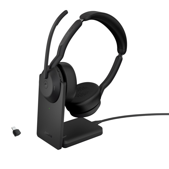 Jabra Evolve2 55, Link380c MS Stereo Stand беспроводная гарнитура ( 25599-999-889 )