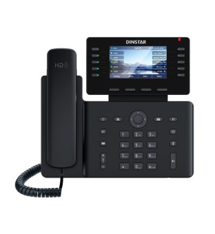 Dinstar G430 IP телефон, 20 SIP-аккаунтов, цветной экран 4.3 дюйма, Gigabit Ethernet