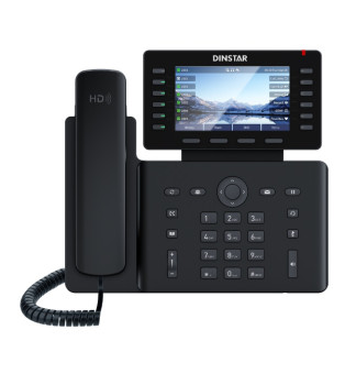 Dinstar G500 IP телефон, 20 SIP-аккаунтов, цветной экран 5 дюйма, 2хGigabit Ethernet, USB 2.0
