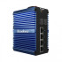 Scodeno X-Blue неуправляемый PoE+ коммутатор на DIN-рейку, 2x1GBase-X, 4x10/100/1000MBase-T, 126Вт, IP50 02