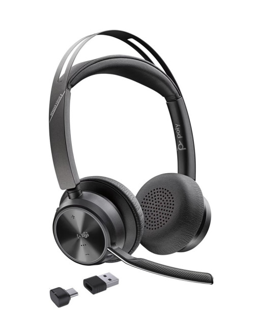 Poly Voyager Focus 2 Bluetooth гарнитура, USB-C/A Adapter, MS Teams ( 9T9J4AA#AC3 )