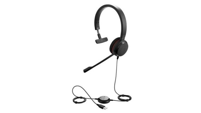 Jabra Evolve 20 Mono UC компьютерная гарнитура USB ( 4993-829-209 )