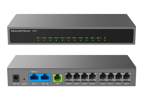 Grandstream HandyTone HT881 aдаптер SIP ATA (1xFXS, 8xFXO) (HT-881)