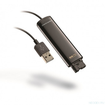 Plantronics DA70 USB-адаптер для подключения профессиональной гарнитуры к ПК ( PL-DA70 )