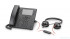 Poly BlackWire 8225 проводная гарнитура с активным шумоподавлением ( 214406-01 ) и телефон