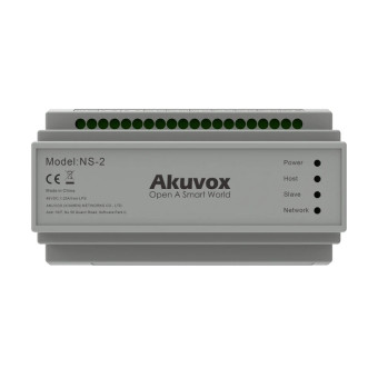 Akuvox сетевой коммутатор Akuvox NS-2 для подключения SIP-домофонов Akuvox двухпроводной серии