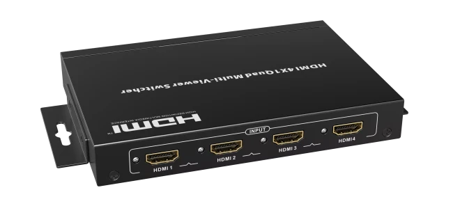 LENKENG LKV401MV-V2.0 переключатель HDMI 4 в 1 с функцией квадрирования изображения
