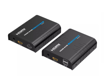 LENKENG LKV373KVM-5.0 удлинитель KVM HDMI по витой паре CAT6 поверх протокола IP до 120 м
