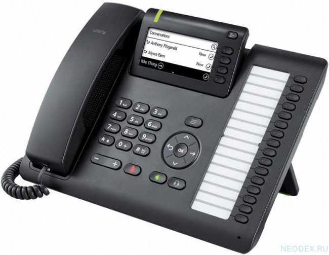 Unify OpenScape Desk Phone CP400T системный телефон ( L30250-F600-C436 )