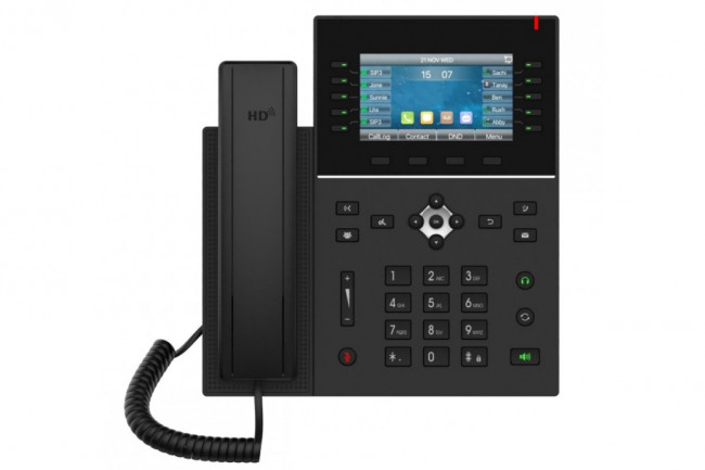 Fanvil J6 - IP телефон, 20 линий SIP, осн. цветной дисплей 480x272, IPv6