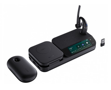 Yealink BH71 WORKSTATION PRO беспроводная Bluetooth гарнитура с базой-чехлом и USB-A, USB-C донглами