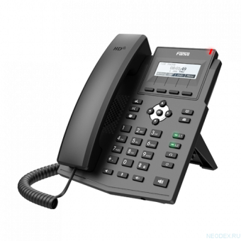 Fanvil X1SG - IP телефон c бп, POE, 2 аккаунта SIP, G722, Opus, Ipv-6, порт для гарнитуры