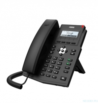 Fanvil X1SP - IP телефон c бп, POE, 2 аккаунта SIP, G722, Opus, Ipv-6, порт для гарнитуры
