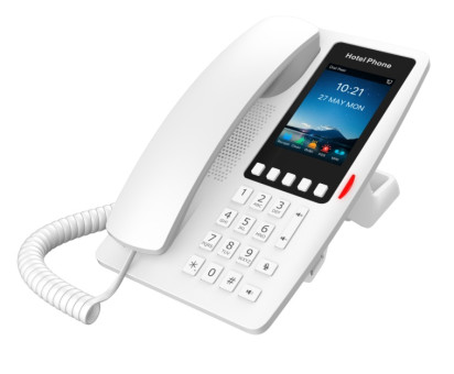 Fanvil H6W white - Гостиничный IP телефон, белый, 2 порта 10/100 Мбит, PoE, цв.дисплей, wi-fi, б/п