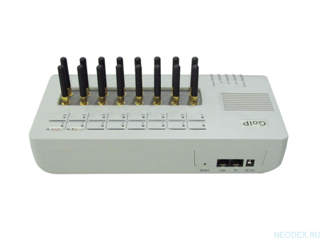 DBL GoIP16 GSM VoIP-шлюз short antenna