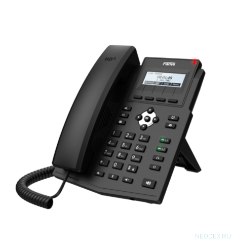 Fanvil X1S - IP телефон c бп, 2 аккаунта SIP, G722, Opus, Ipv-6, порт для гарнитуры
