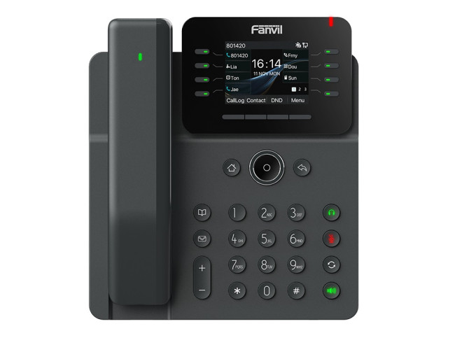 Fanvil V62 Pro - IP телефон, 8 линий SIP, 2х10/100/1000, 21 DSS клавиша, беспроводная трубка
