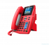 Fanvil X5U-R красный - IP телефон с бп, POE,16 SIP линий, цветной дисплей 3,5", встроенный Bluetooth