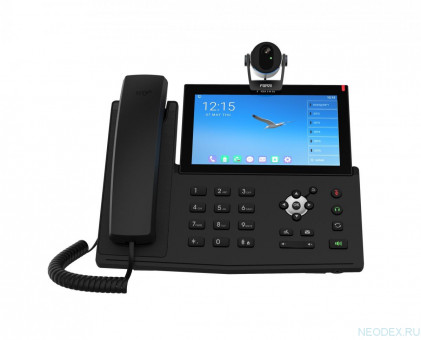 Fanvil X7A+CM60 - IP телефон с бп и камерой CM60, POE, 127 клавиш быстрого набора, Bluetooth, Wi-Fi